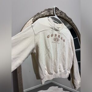 H&M, arizona cobras cropped sweater, XS